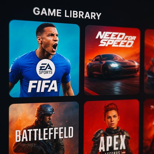 EA77 game library view