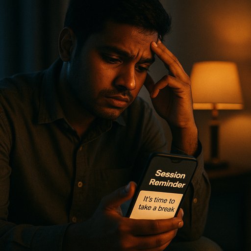 EA77 session reminders screen