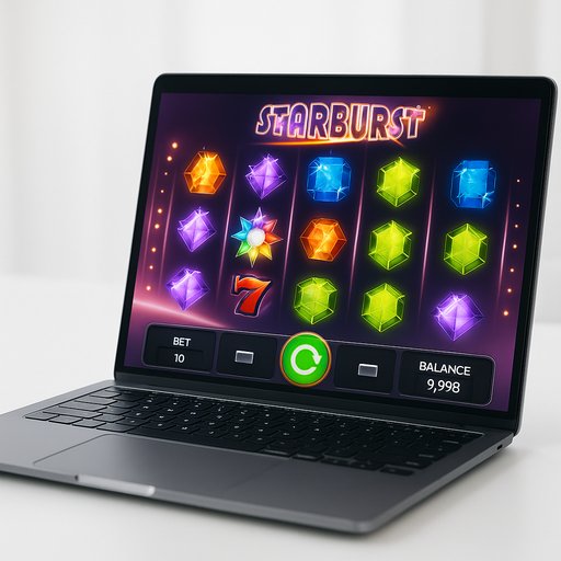 EA77 Starburst game screen